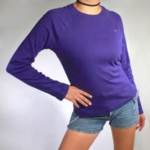 Y2K Tommy Hilfiger Purple Long Sleeve